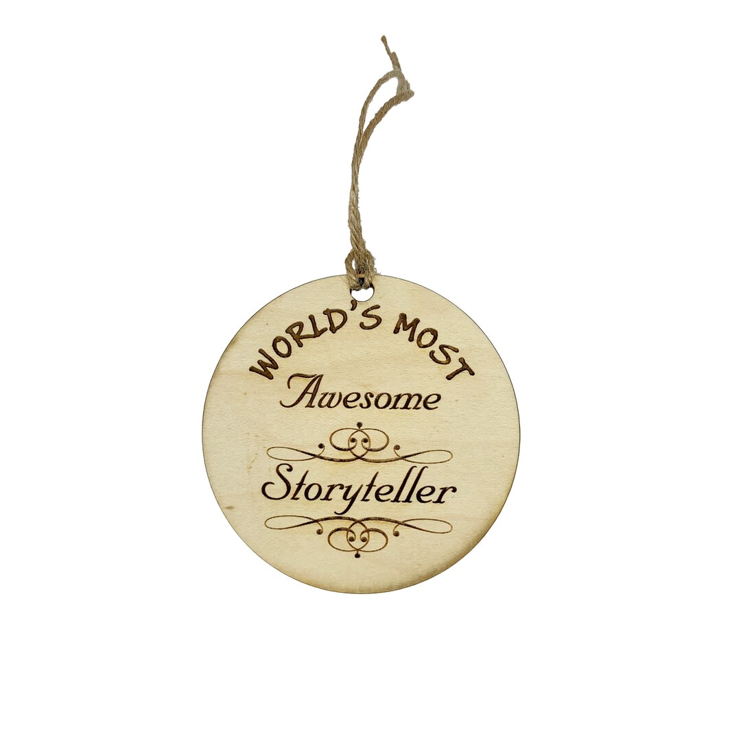 Worlds Best Godmother Squirrel and Nut - Cedar Ornament Worlds Best Godmother Squirrel and Nut - Cedar Ornament